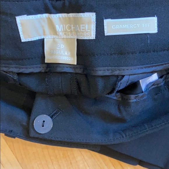 NWT Michael Kors Gramercy Fit Flare Leg Pants - Picture 10 of 12